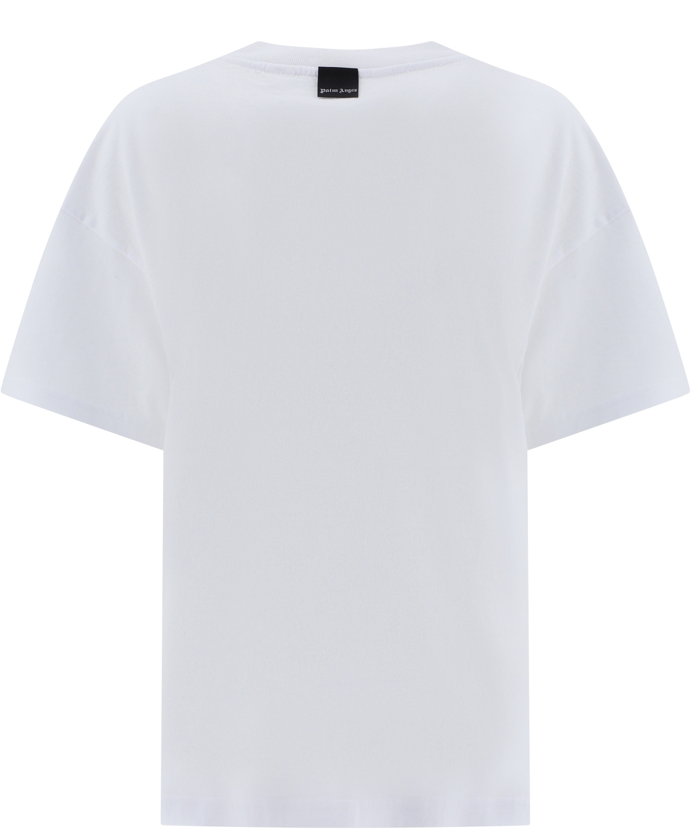 Palm Angels Pxp Patch Detail T-shirt In White