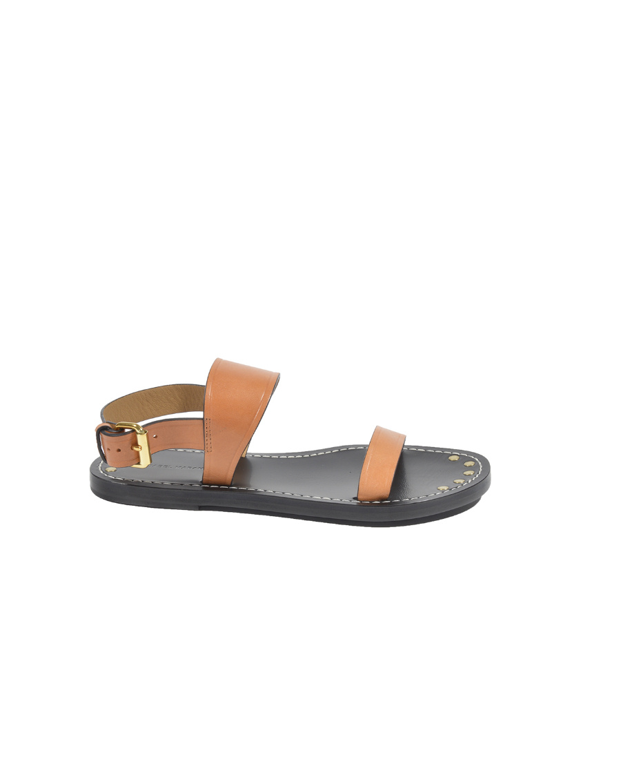 Isabel Marant Stud Detail Leather Sandals In Multicolor