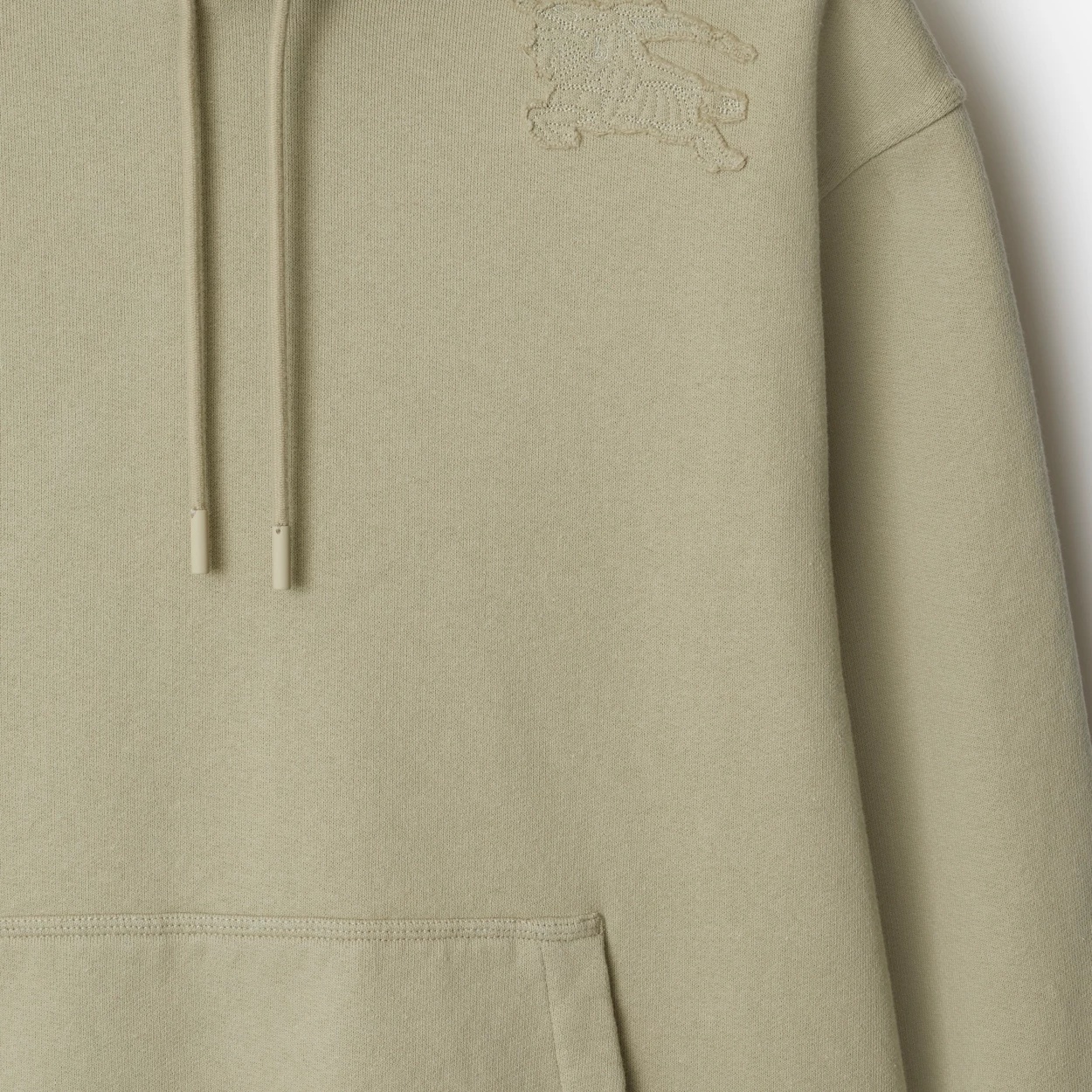Burberry Cotton Zipper Sweatshirt In Nude