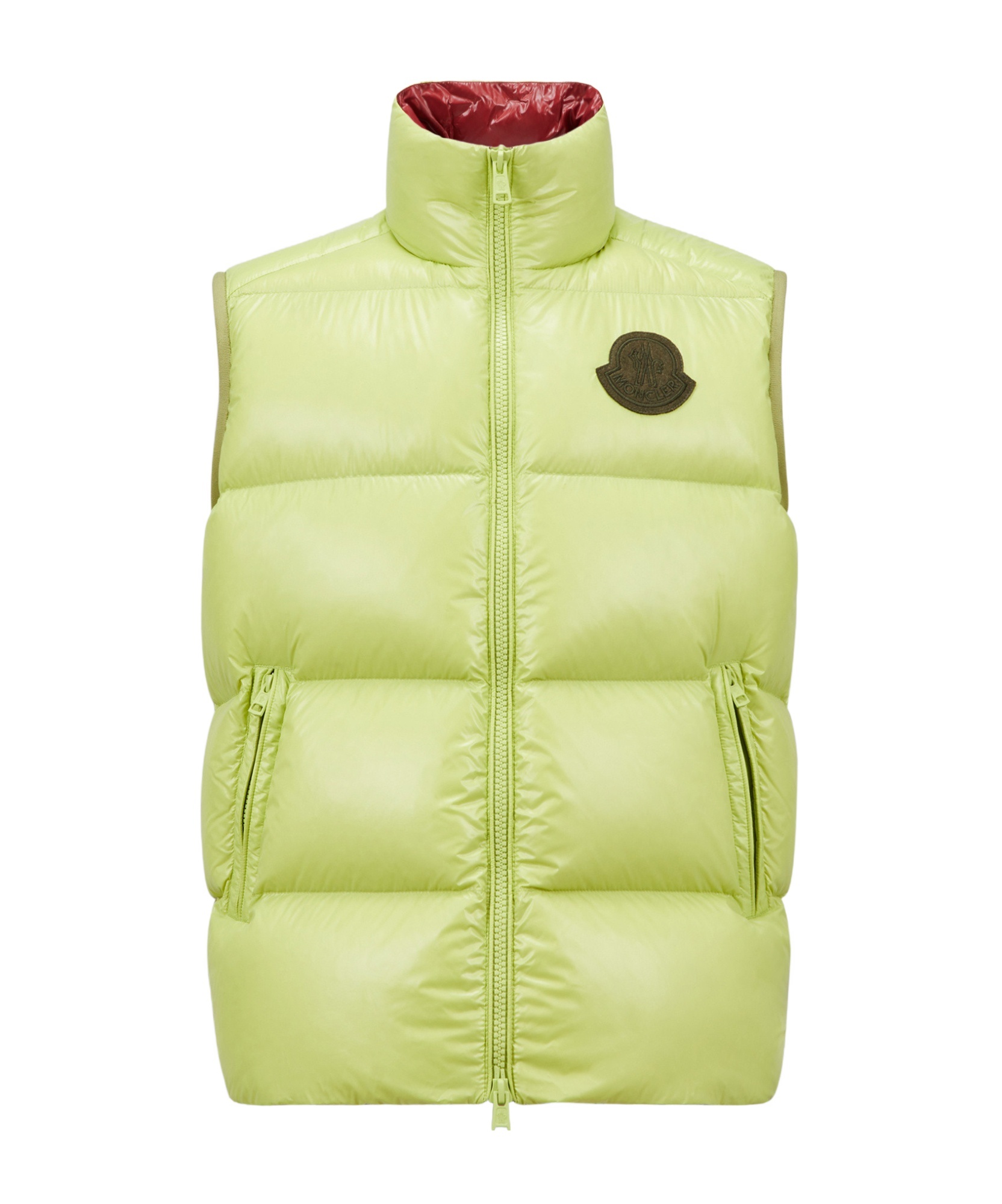 Moncler Sumido Down Vest In Yellow