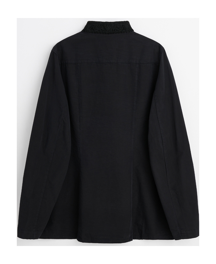 Our Legacy Oversized Long-sleeve Shirt In Black