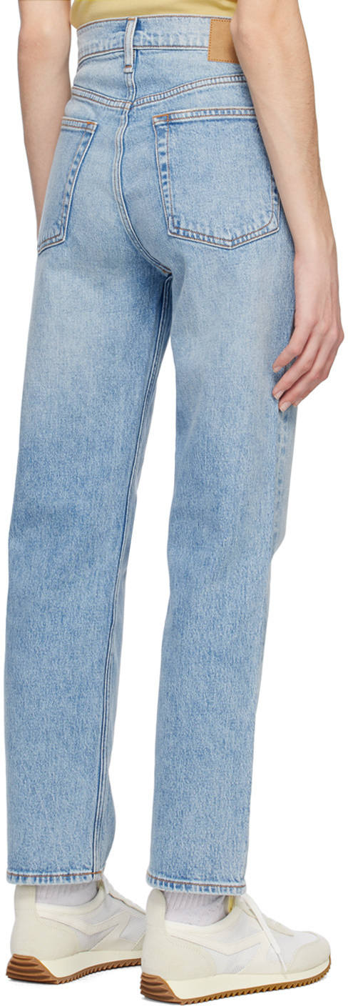 Rag & Bone Mid-rise Bootcut Jeans In Blue