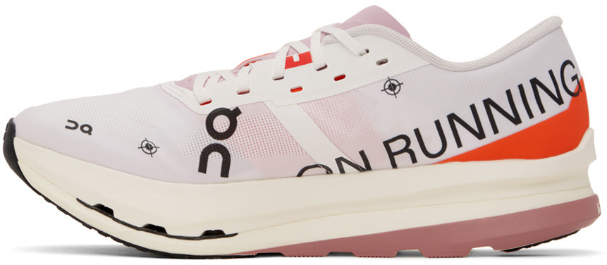 On Running Laced Sneakers In White