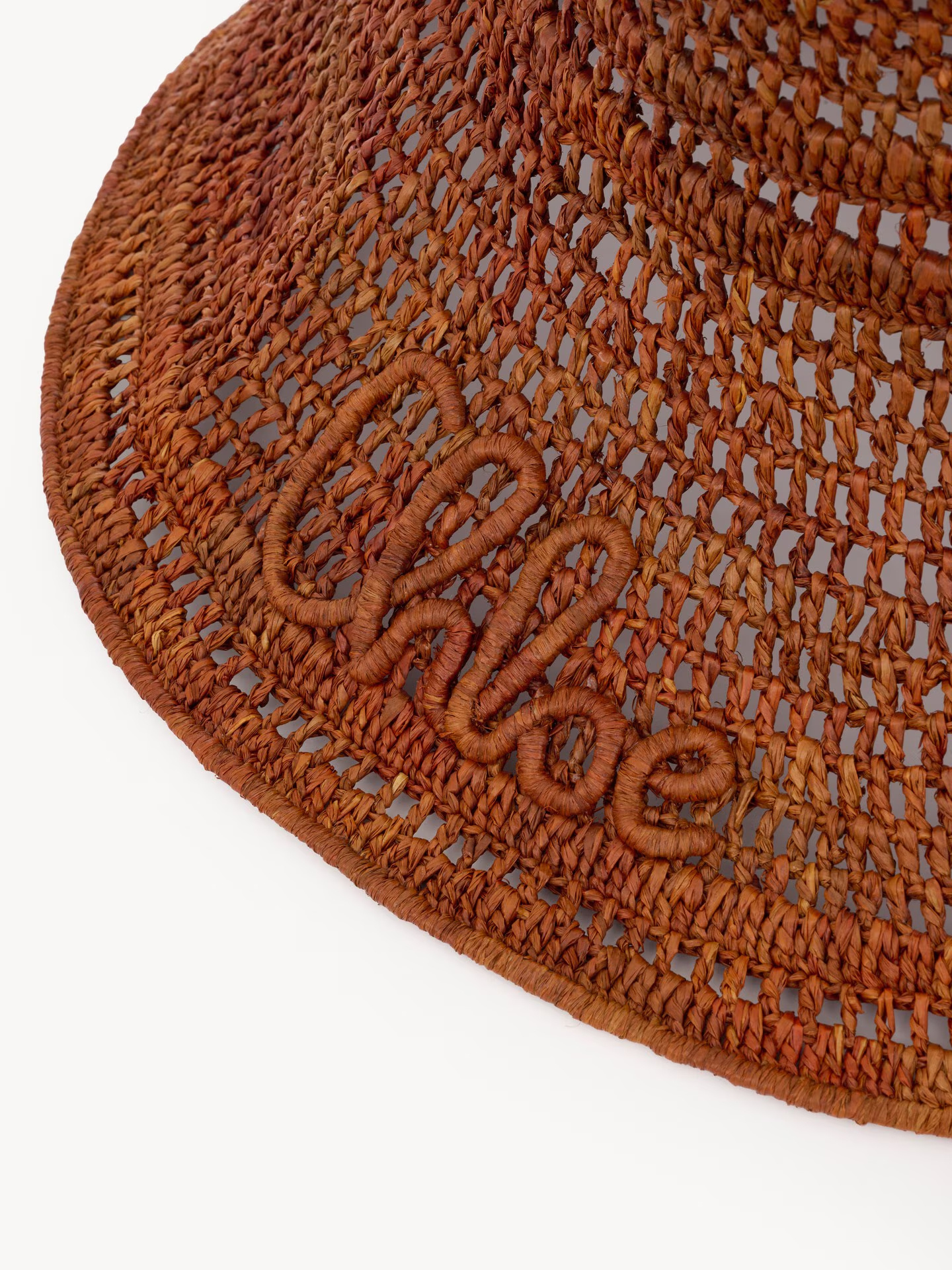 Chloé The Chloe Raffia Capeline Hat In Brown