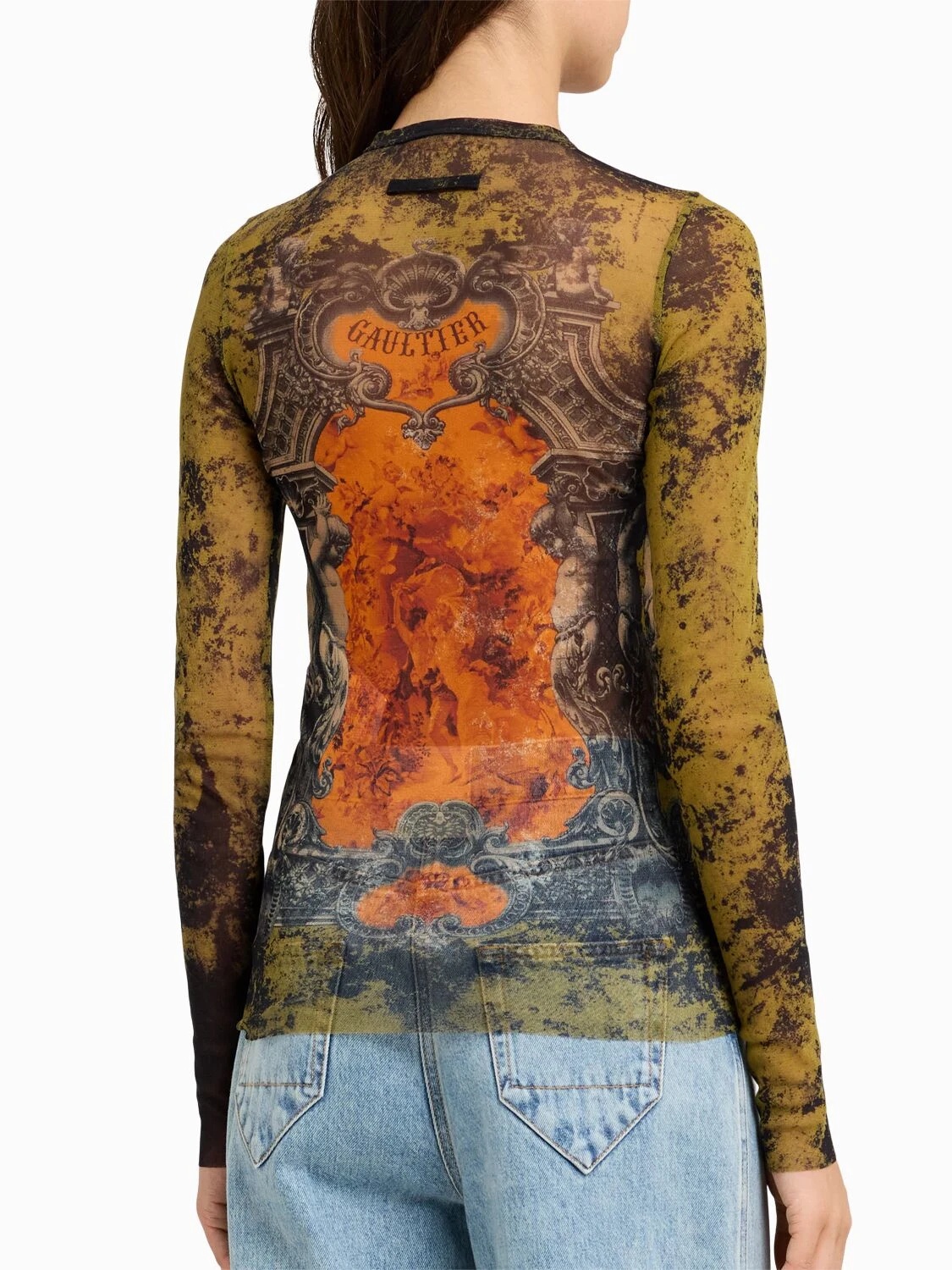 Jean Paul Gaultier Multicolor Mdaillon Top In Multi