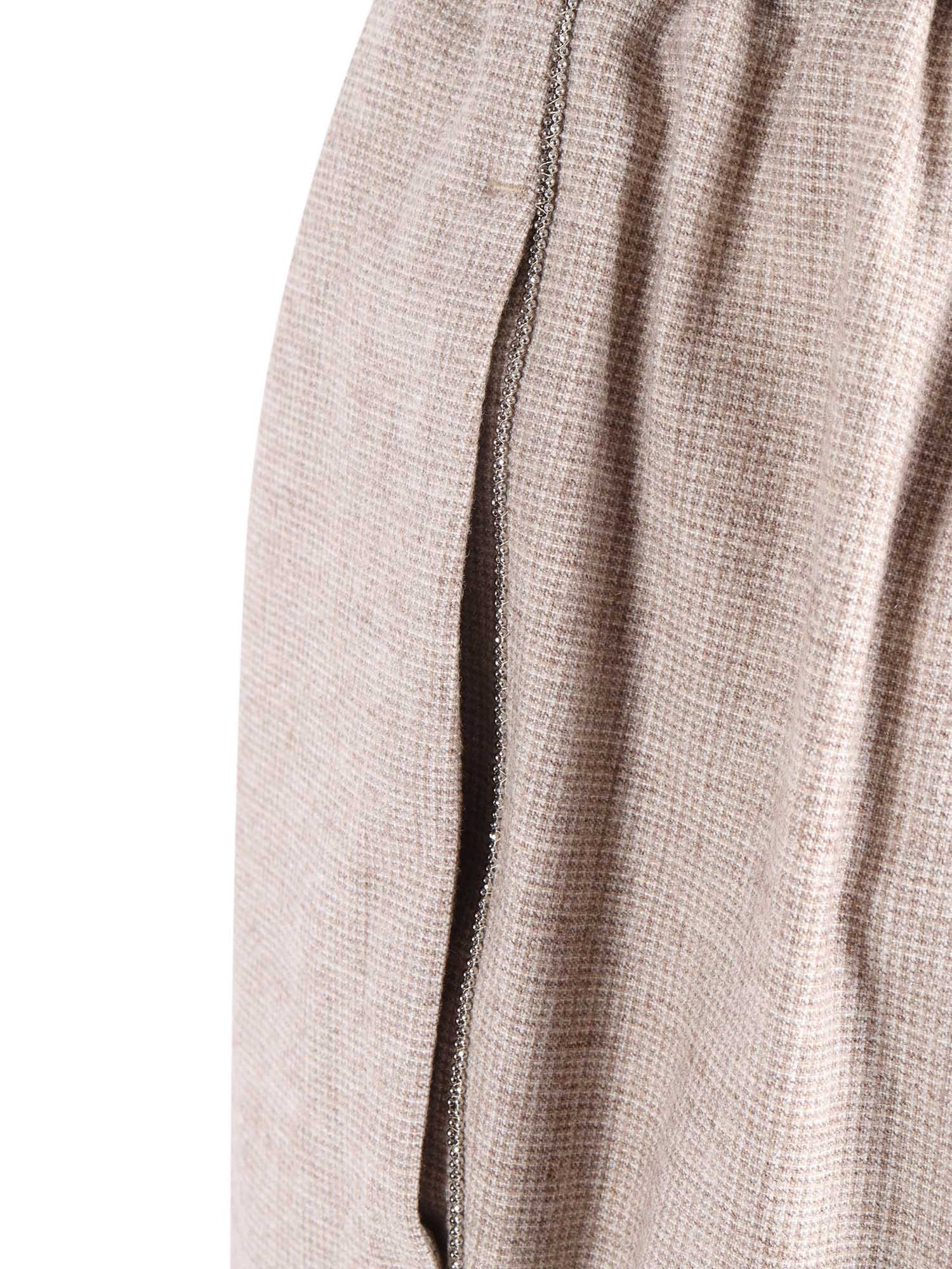 Peserico Tailored Trousers With Textured Detailing In White