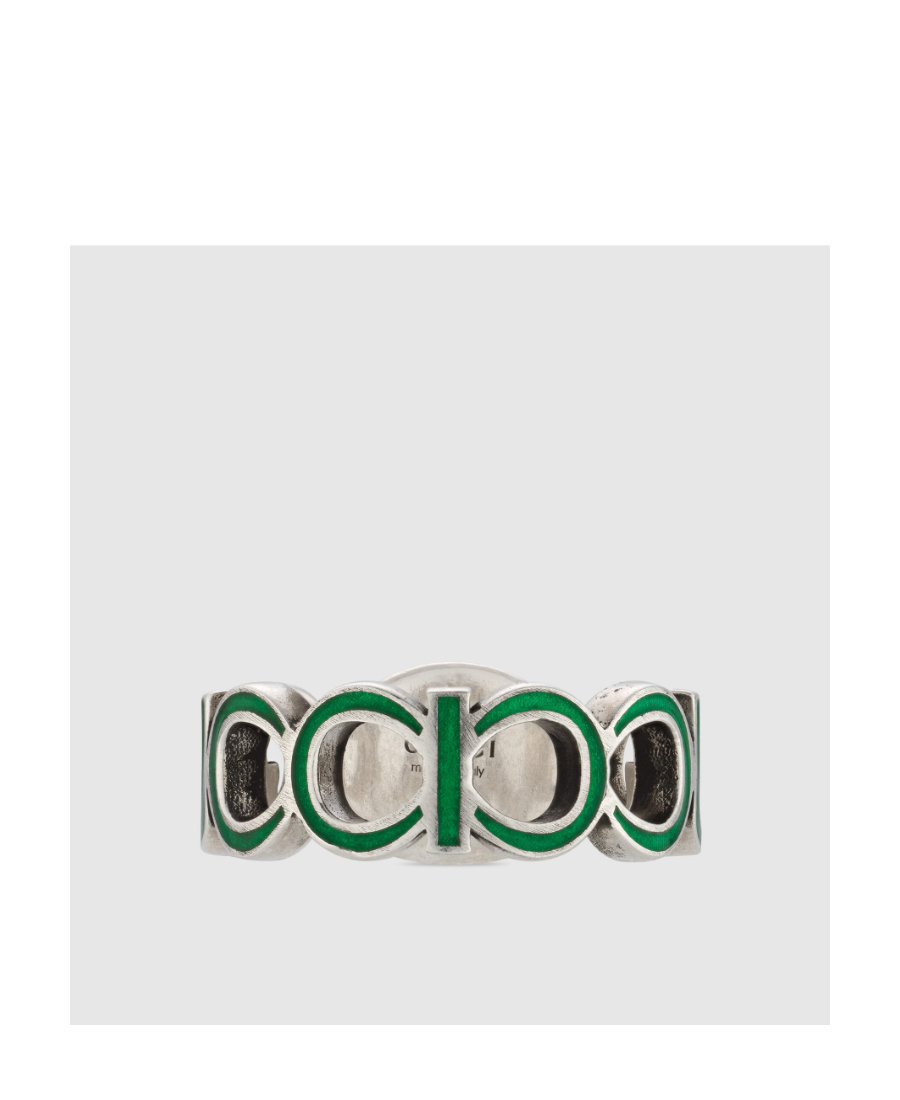 Gucci Interlocking G Pull-on Style Ring In Multicolor