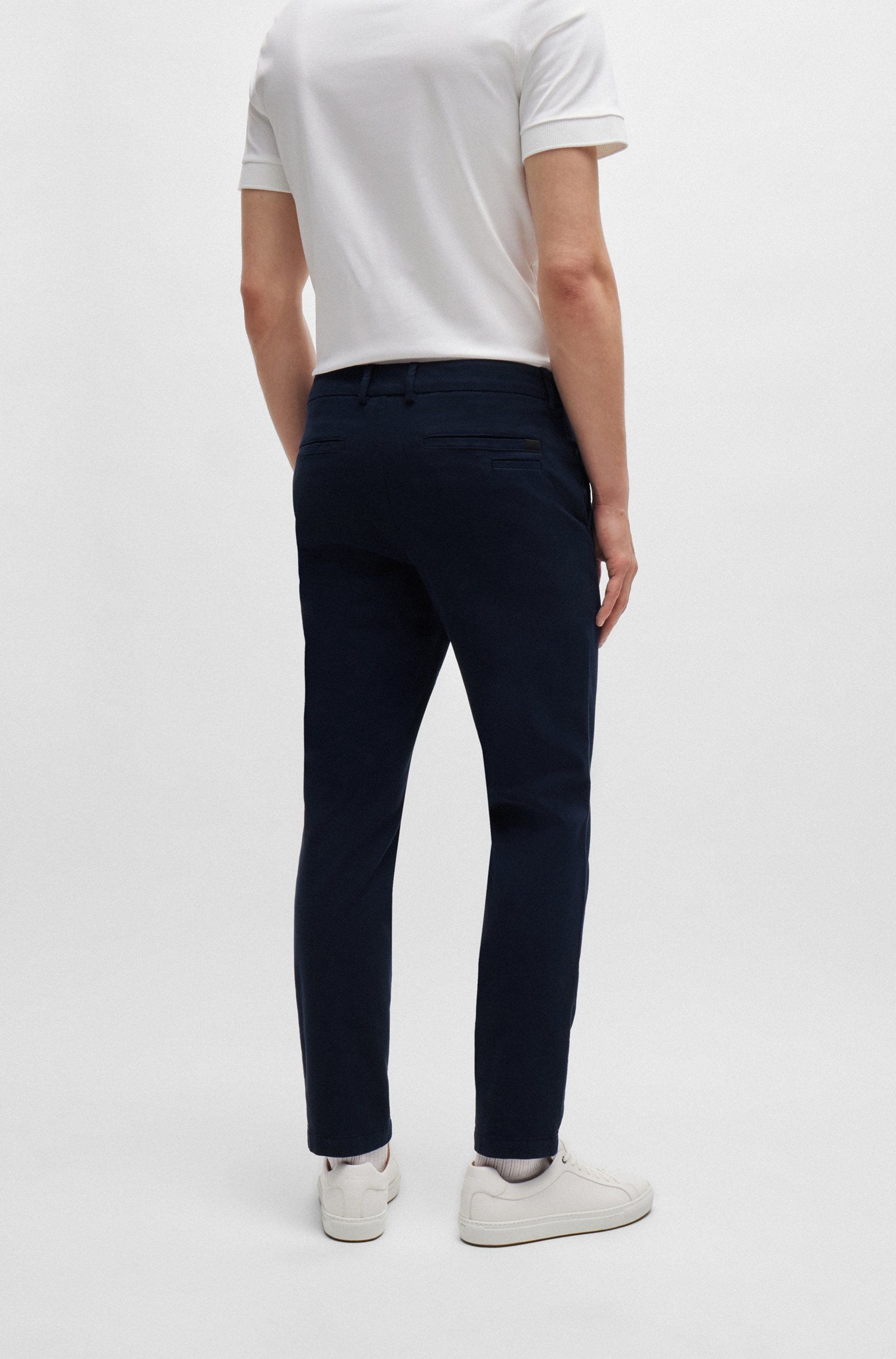 Hugo Boss P-kaiton Regular Trousers In Black