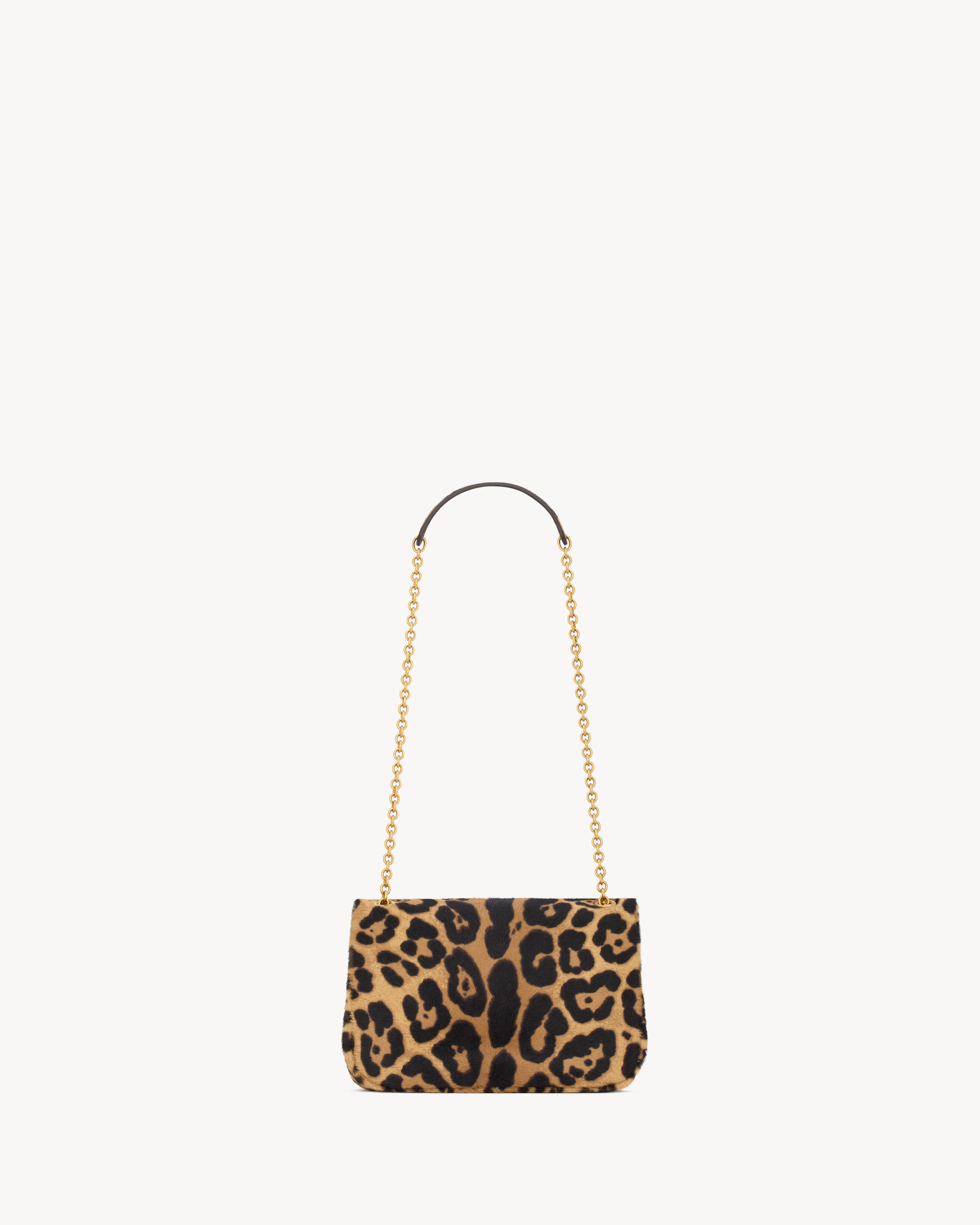 Saint Laurent Jamie 4.3 Mini In Pony Hair Leather In Black