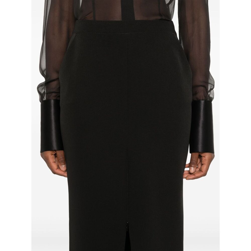 Pinko Midi Pencil Skirt In Black