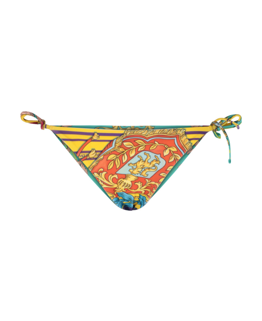 VERSACE BAROQUE PATTERN-PRINT BIKINI BOTTOMS 