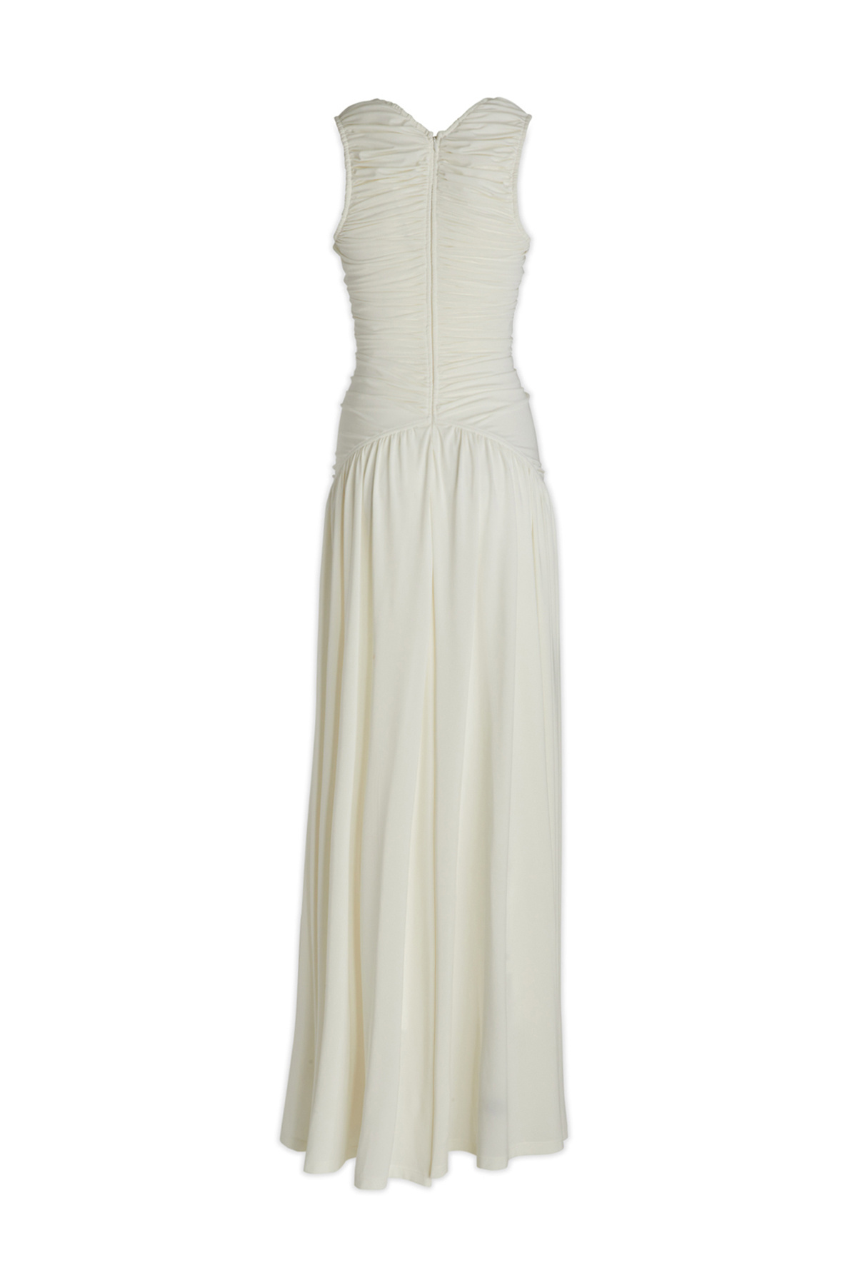 N°21 N21 V-neck Pleated Dress In White