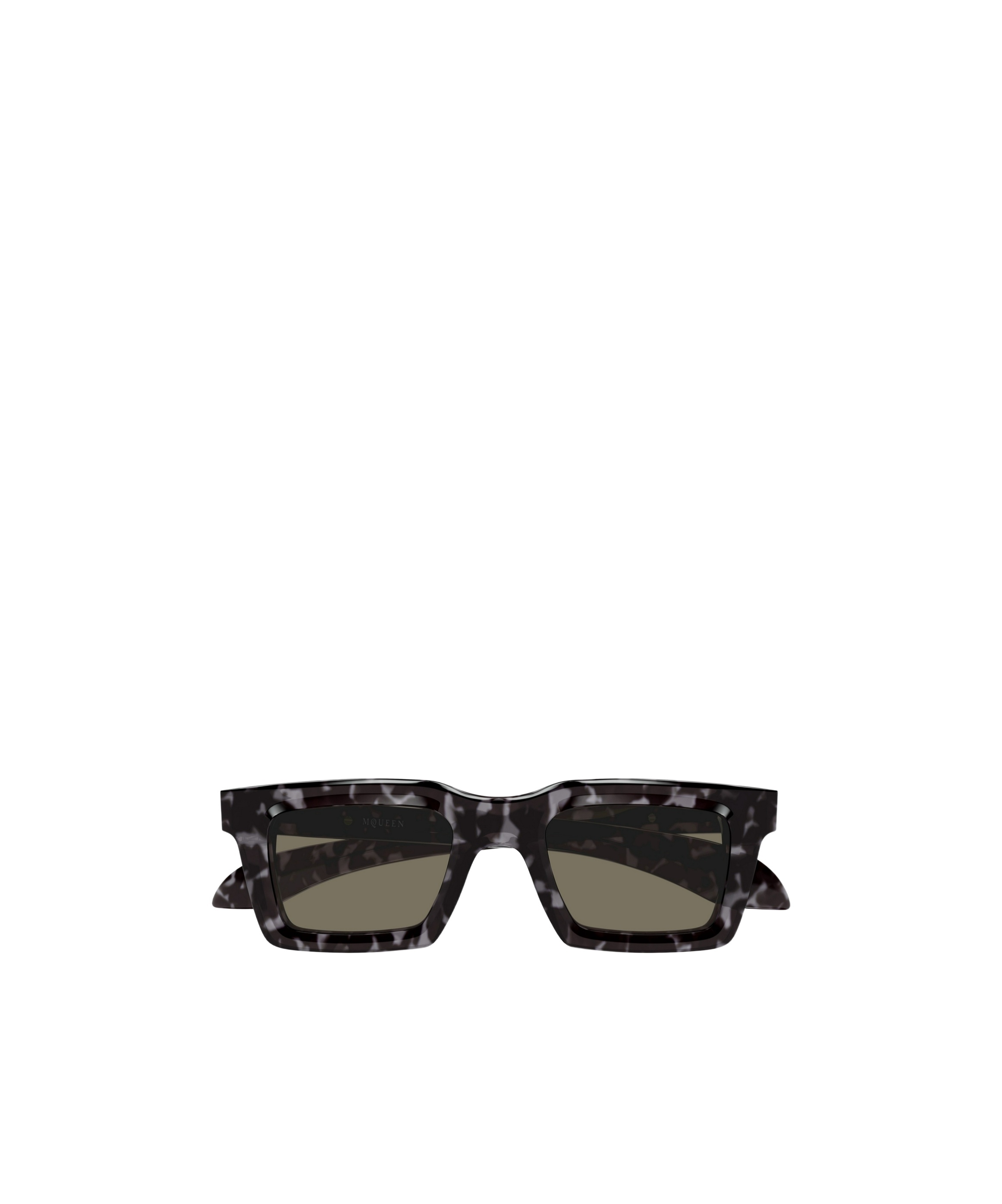 Alexander Mcqueen Eyewear Rectangular Frame Sunglasses In Black