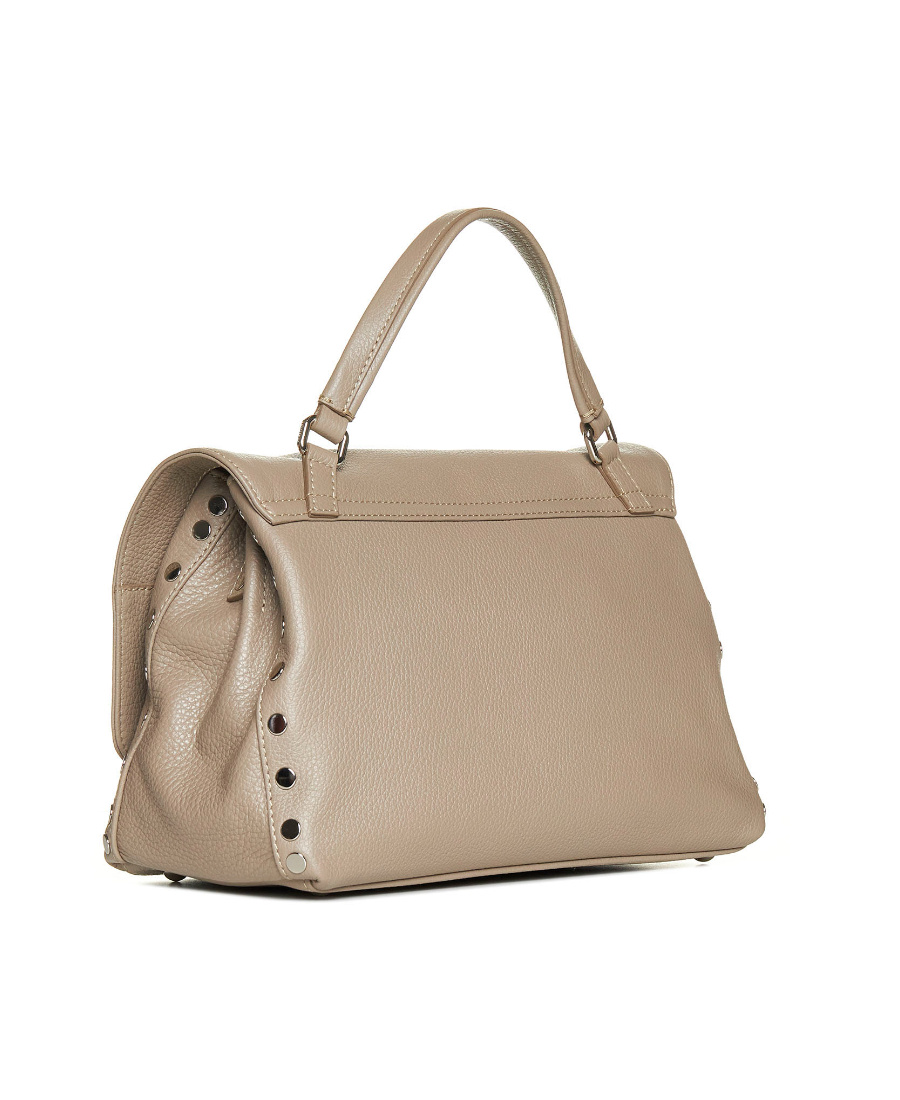Zanellato Postina Daily Twist-lock Medium Tote Bag In Nude