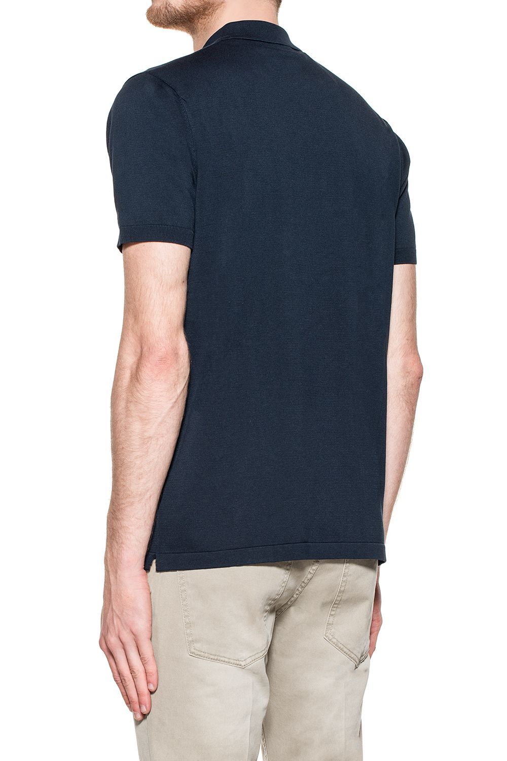 Shop Aspesi Classic Polo Shirt In Black