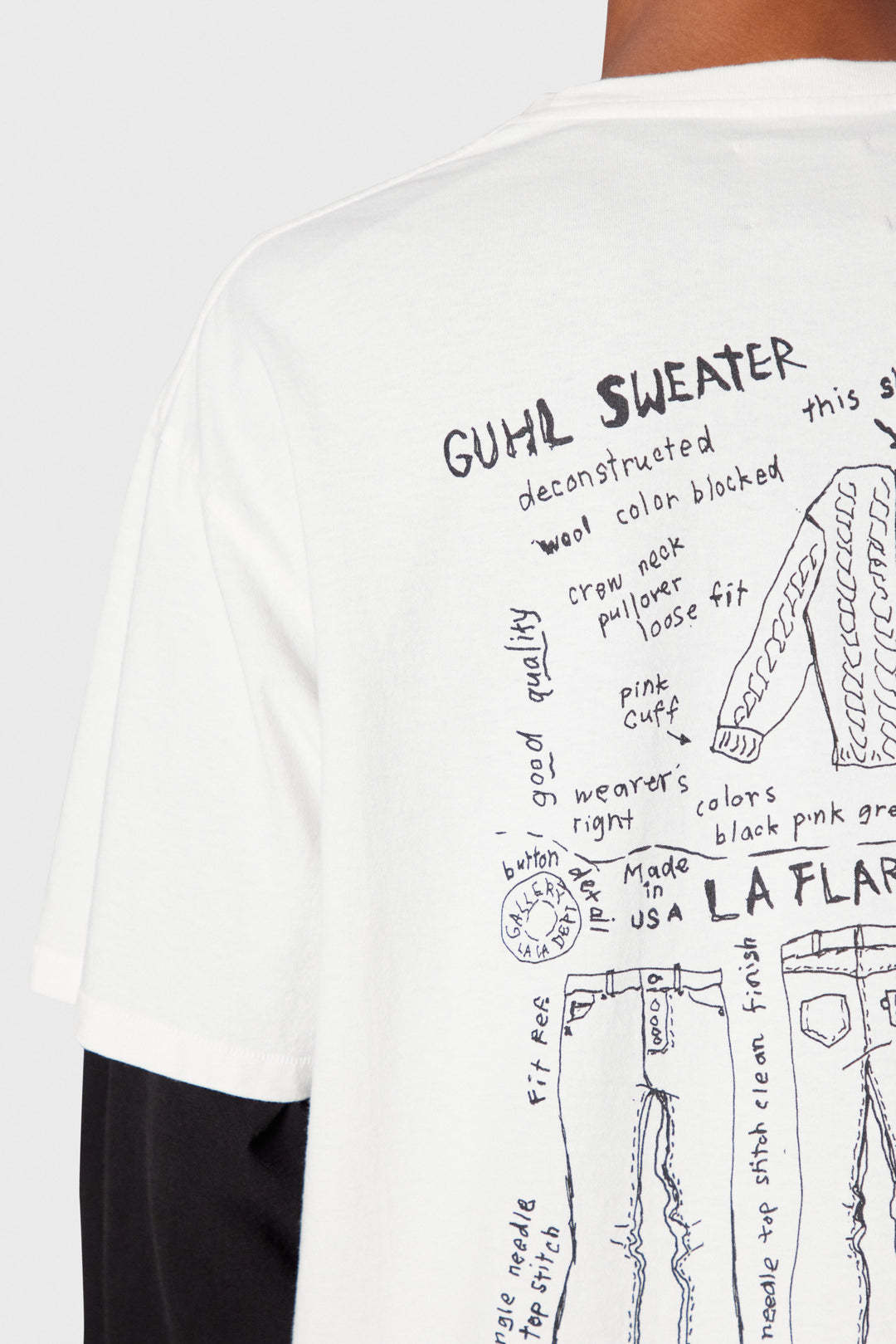 Gallery Dept. Dept. De La Galerie T-shirt In White