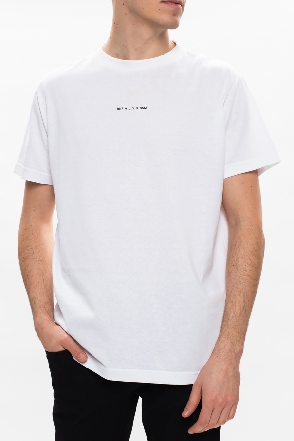 Alyx Logo-print Crewneck T-shirt In White