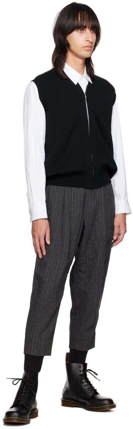 Comme Des Garçons Comme Des Gar Ç Ons Homme Deux X Lochaven Of Scotland Joint Name Zipper Vest In Black
