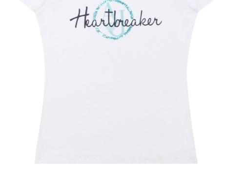 Shop Armani Jeans Round-necked T-shirt In White