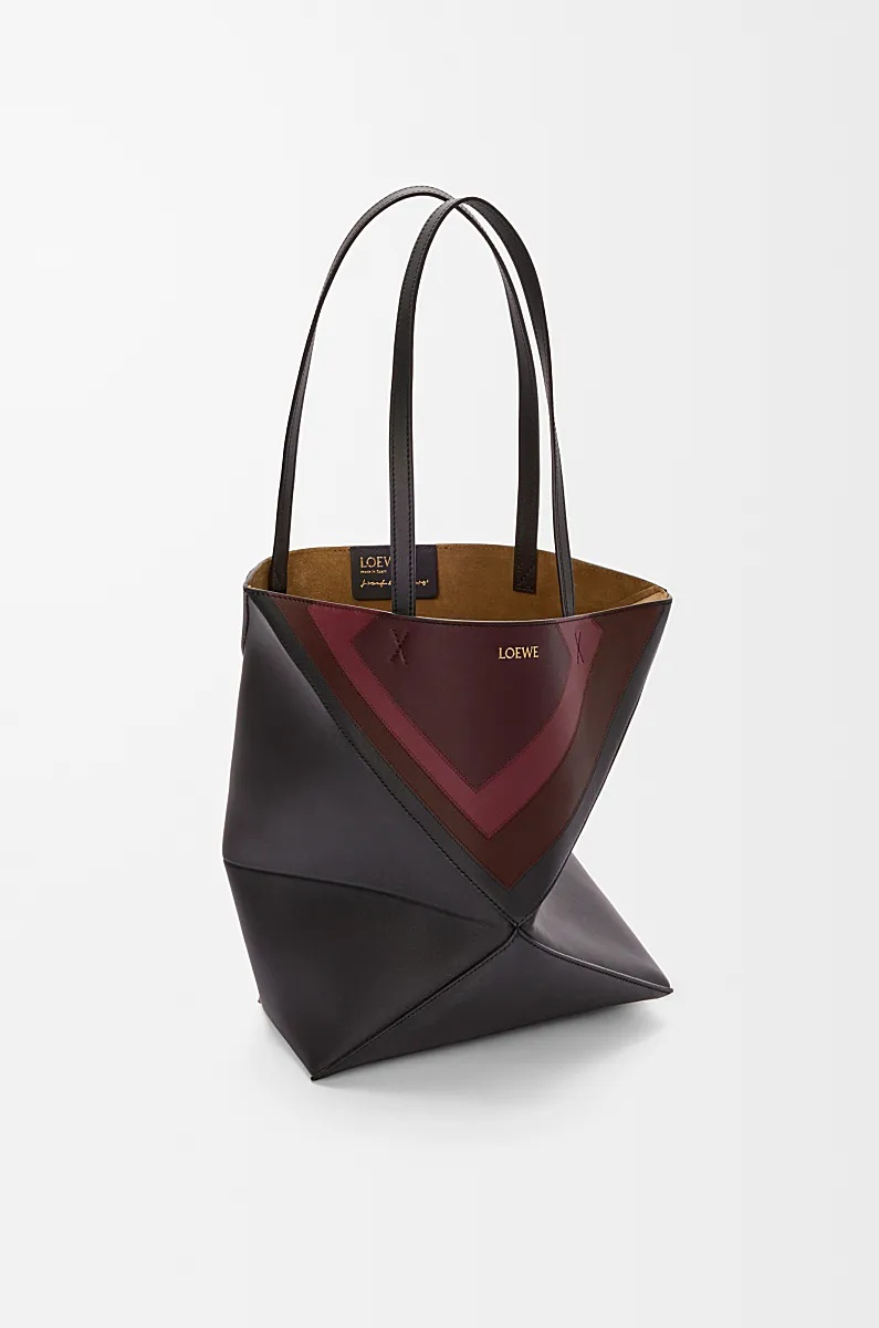 Loewe Medium Puzzle Fold Tote In Nappa Calfskin