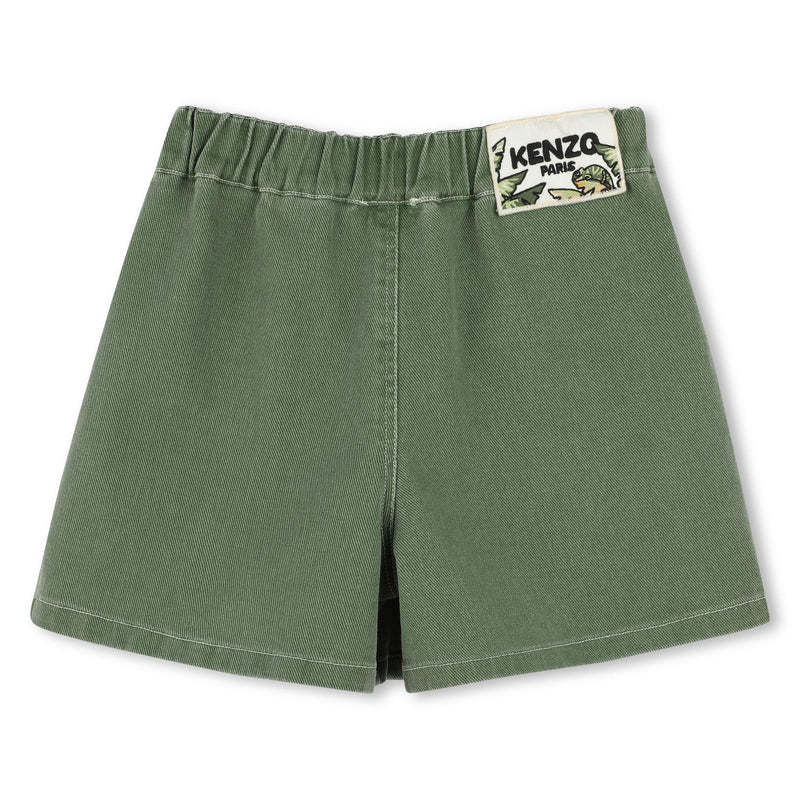 Kenzo Pleated Culottes In Green