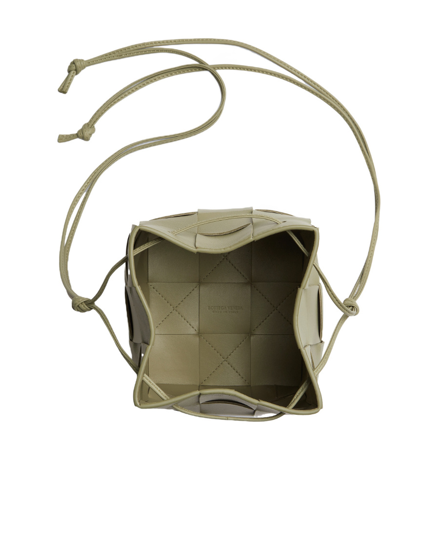 Bottega Veneta Small Cassette Shoulder Bag In Nude