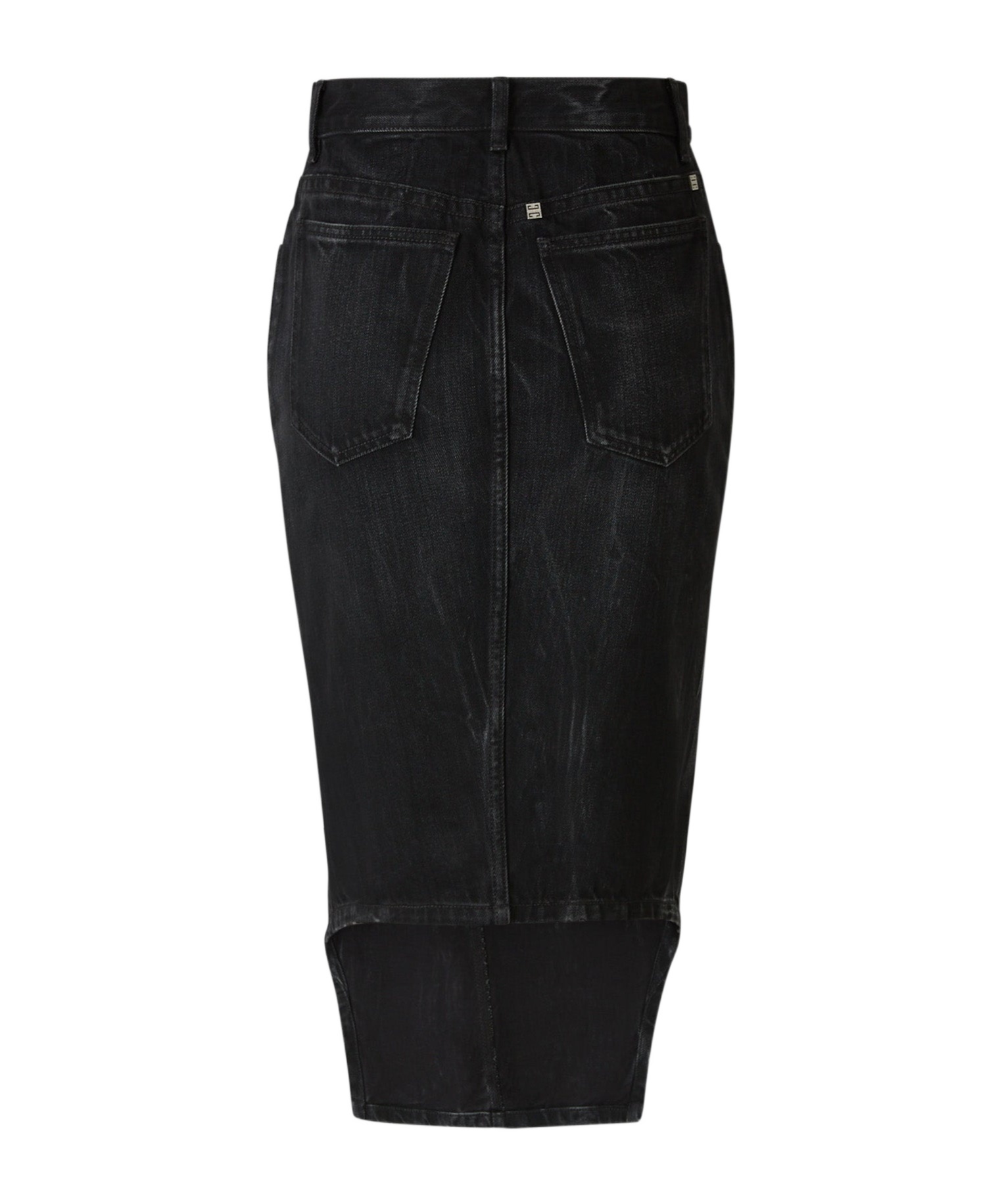 Givenchy Asymmetrical Skirt In Black