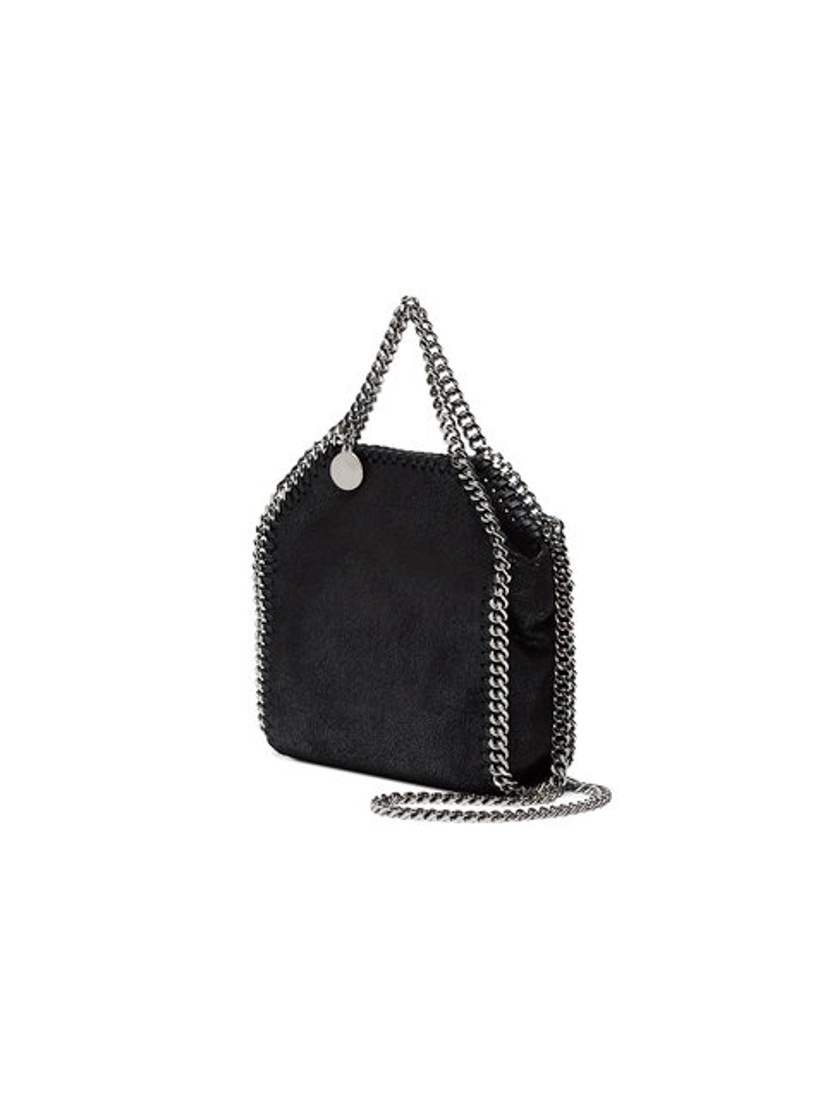 Stella Mccartney Tiny Falabella Tote Bag In Black