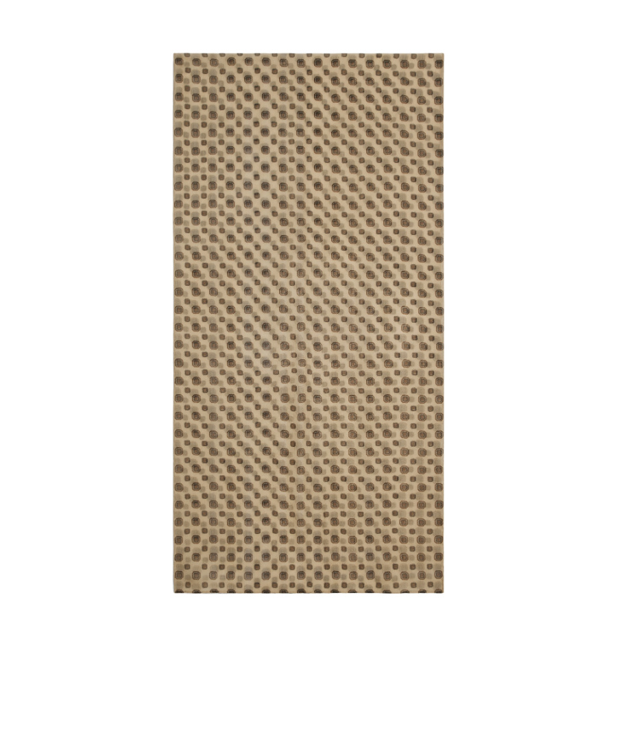 Celine Biscotto-print Cashmere Muslin Stole In Nude