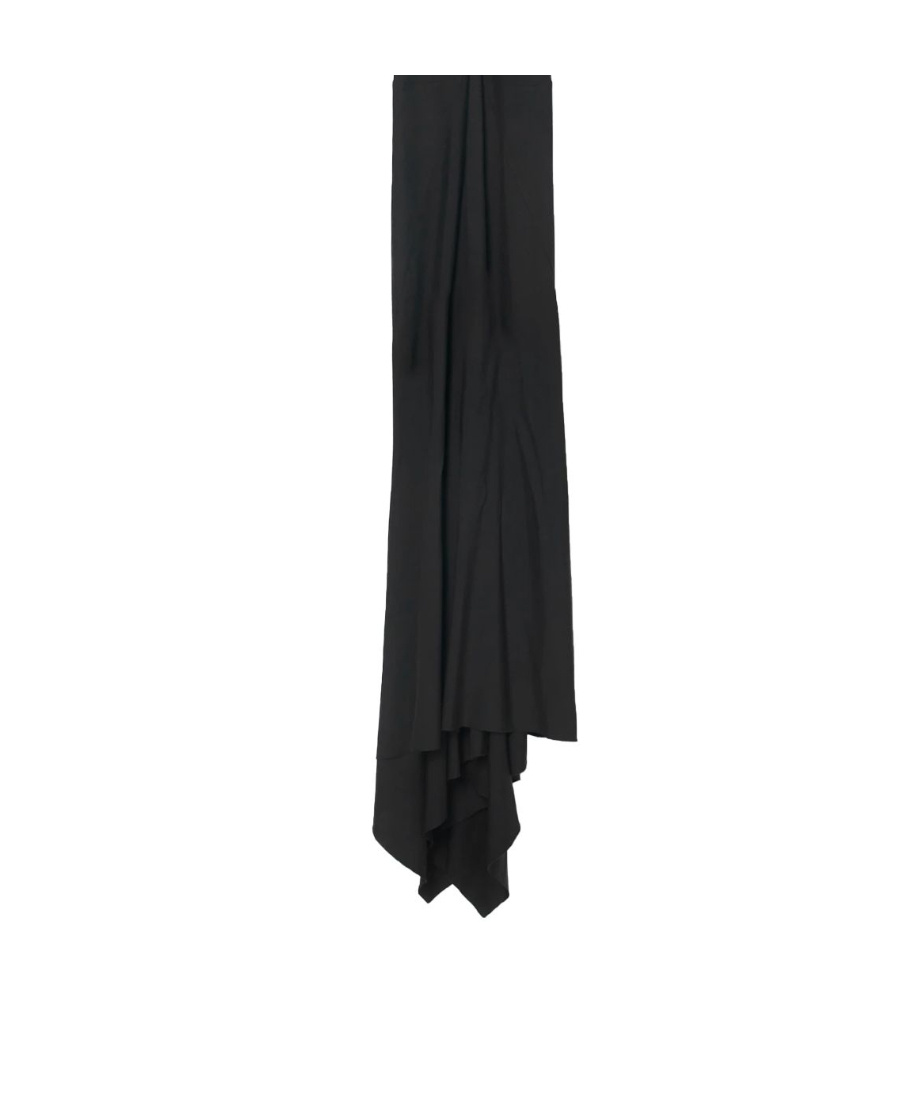 Ann Demeulemeester Halterneck Floor-length Dress In Black