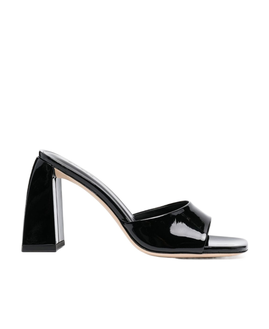 By Far Sandal  Michele In Semi-gloss Leather Available Store Pompei In Black