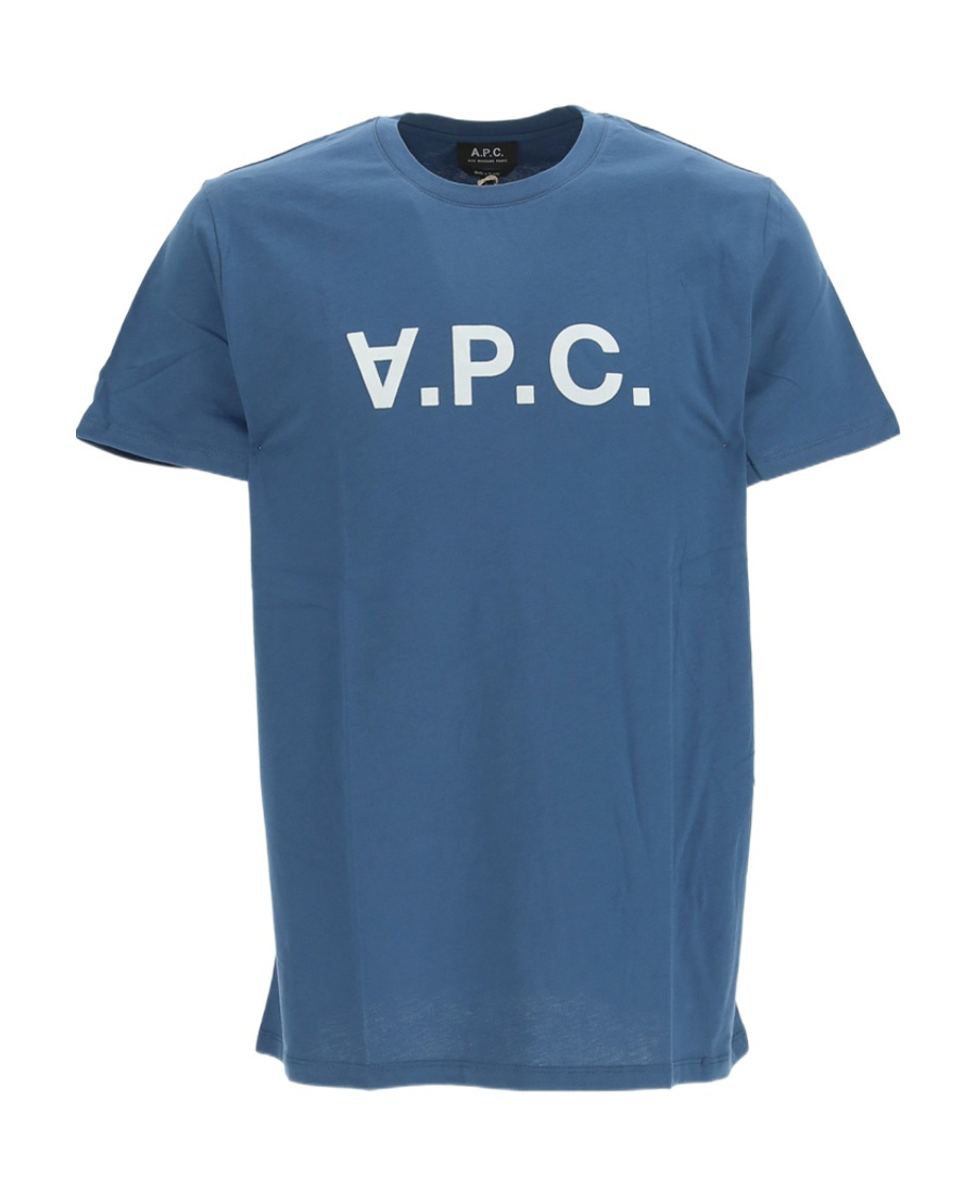 APC A.P.C. VPC LOGO FLOCKED T-SHIRT