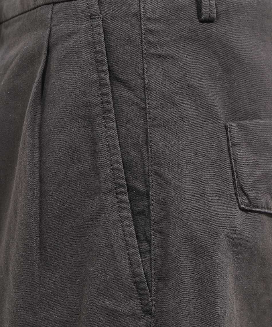 Zegna Pleated Chino Shorts In Black