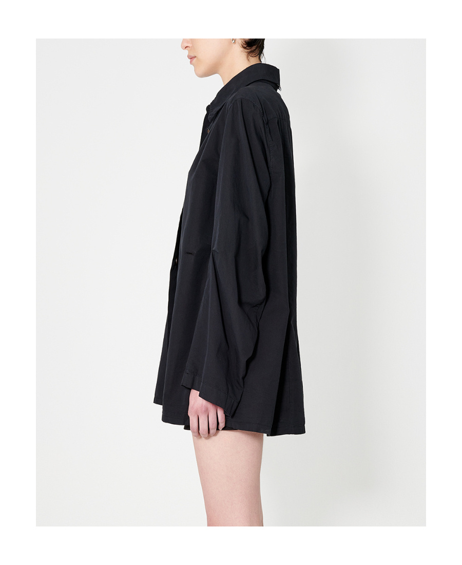 Our Legacy Oversized Long-sleeve Shirt In Black