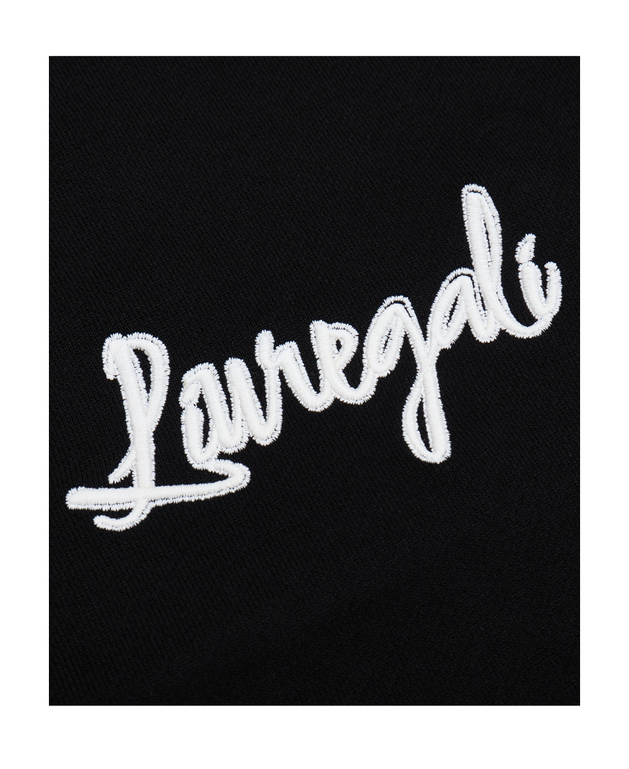 Liuregali Logo Sunset Printed Casual Jacket In Black