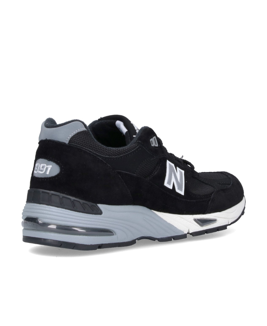 New Balance Grey Made In Uk 991v1 Sneakers In Black