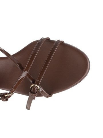 Miu Miu Slingback High-heeled Sandals In Brown