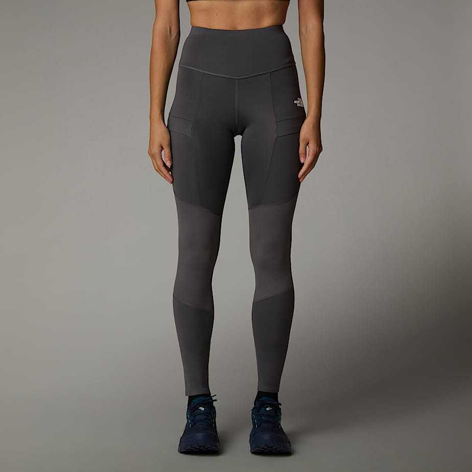 The North Face Womens Felik Alpine Leggings In Coal Gray-asphalt Gray