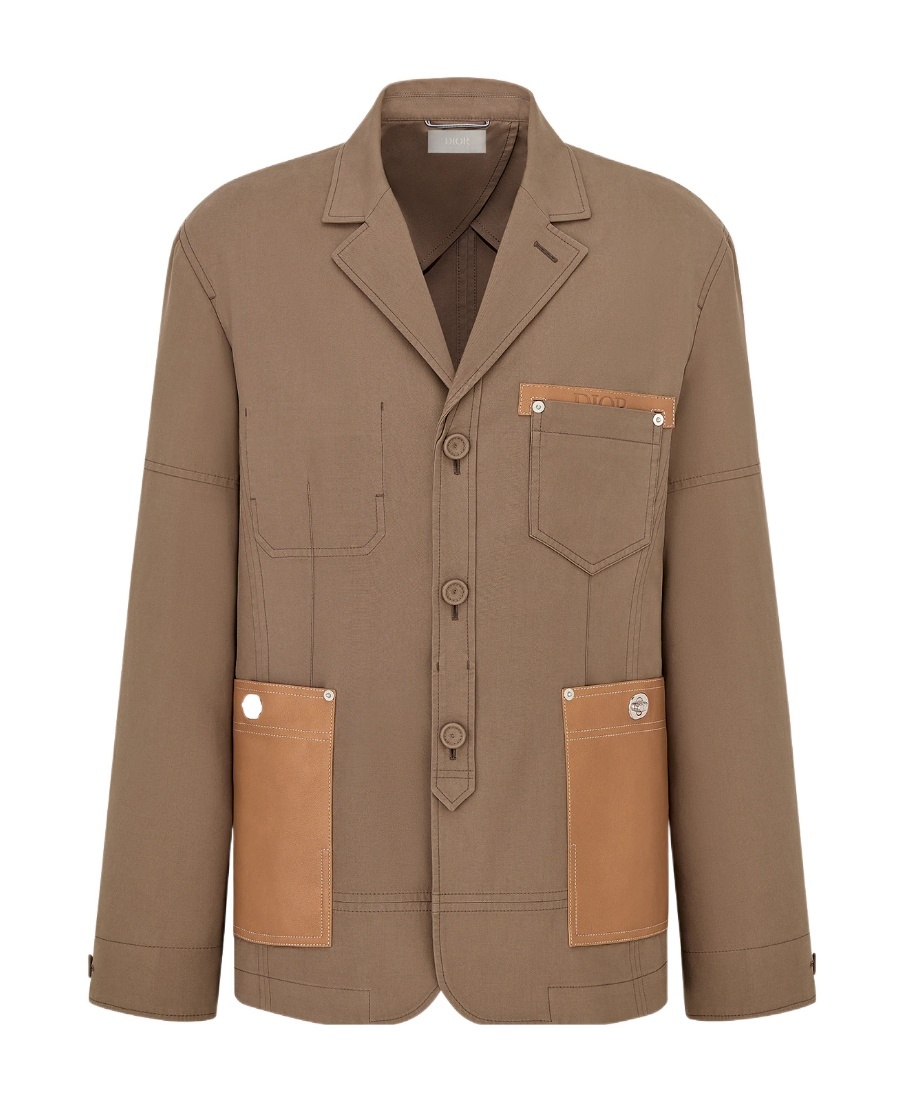 Dior Workwear Jacket In Brown