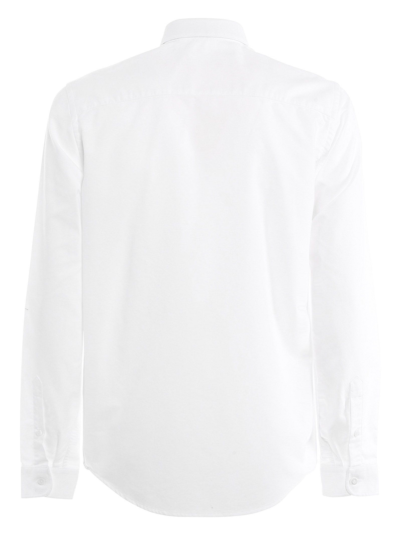 Neil Barrett Thunderbolt-print Shirt In White