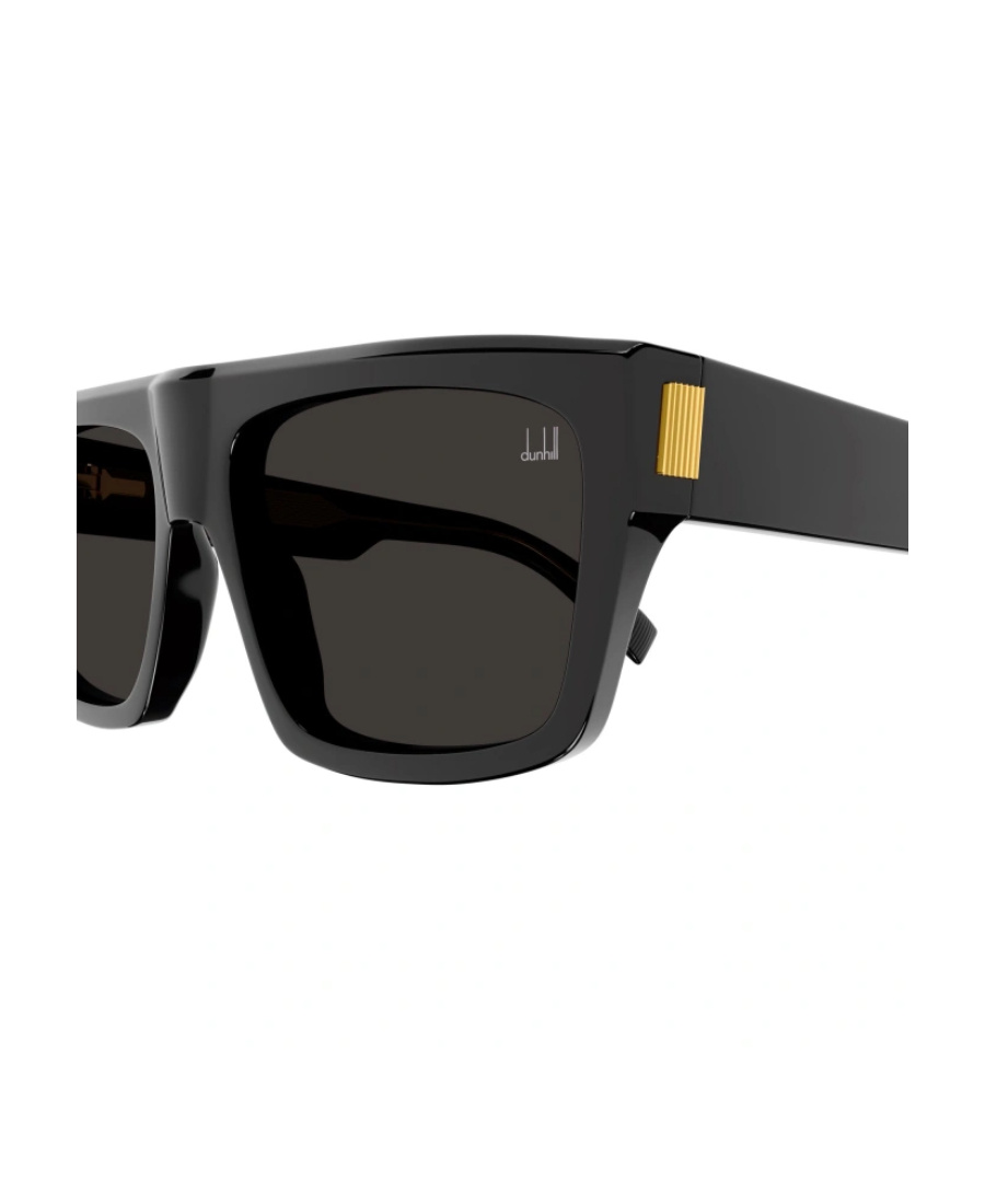 Dunhill Tinted-lenses Rectangle-frame Sunglasses In Black