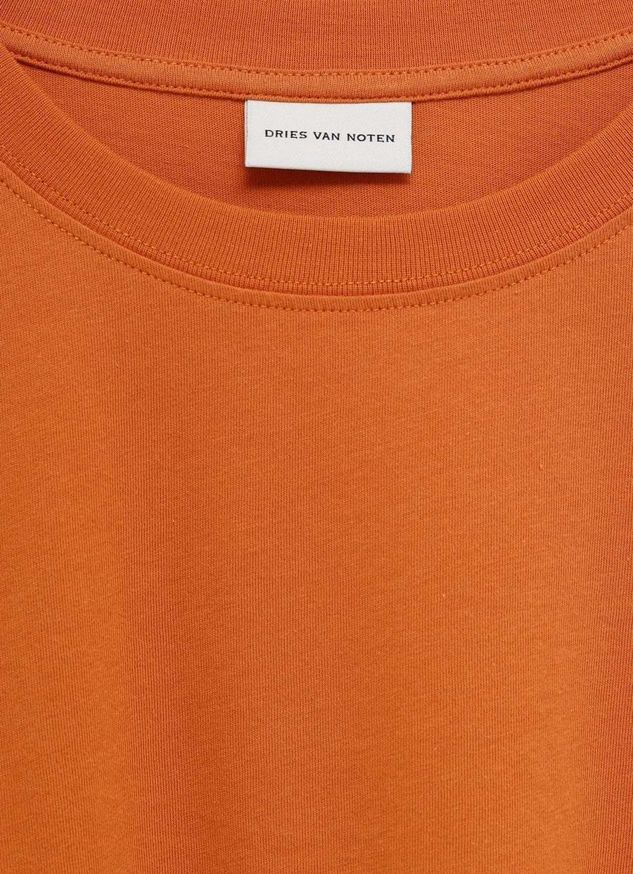 Dries Van Noten Short-sleeved T-shirt In Orange