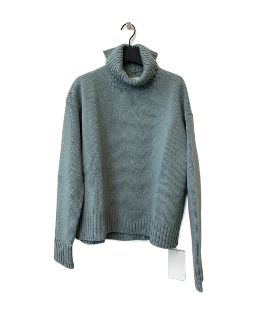Jil Sander Roll-neck Oversized Jumper In Green