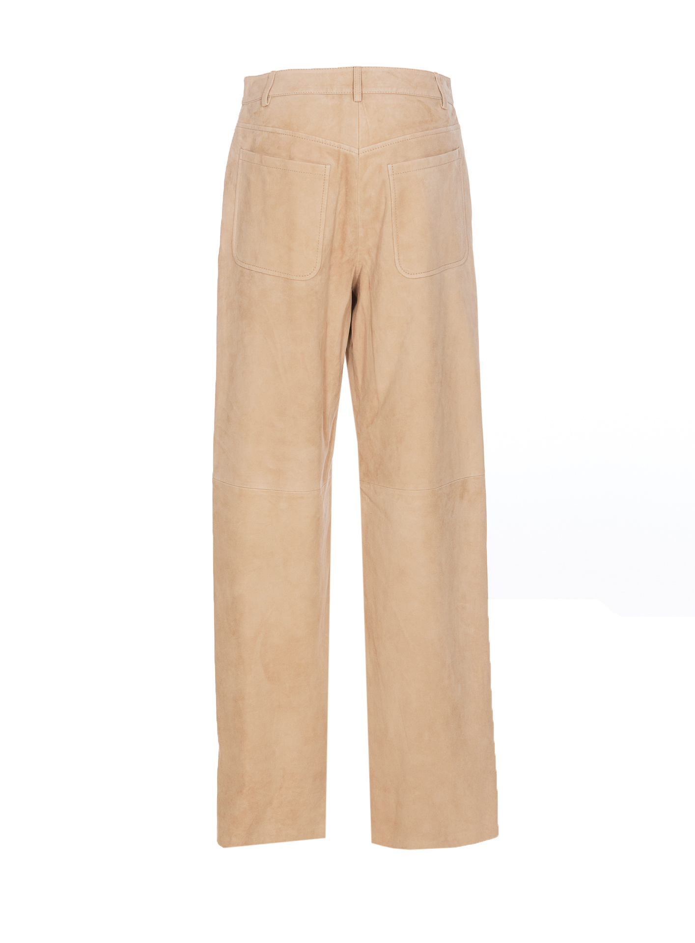 Max Mara Belt-loop Casual Pants In Nude