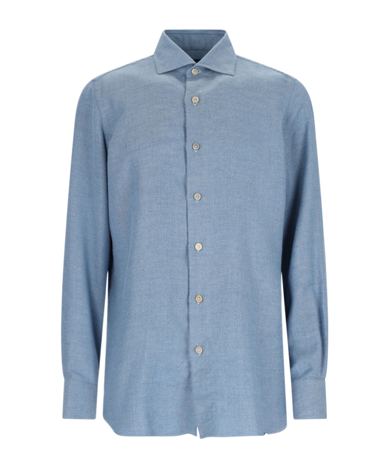 Shop Finamore 1925 Napoli Finamore 1925 Milano Zante Shirt In Blue