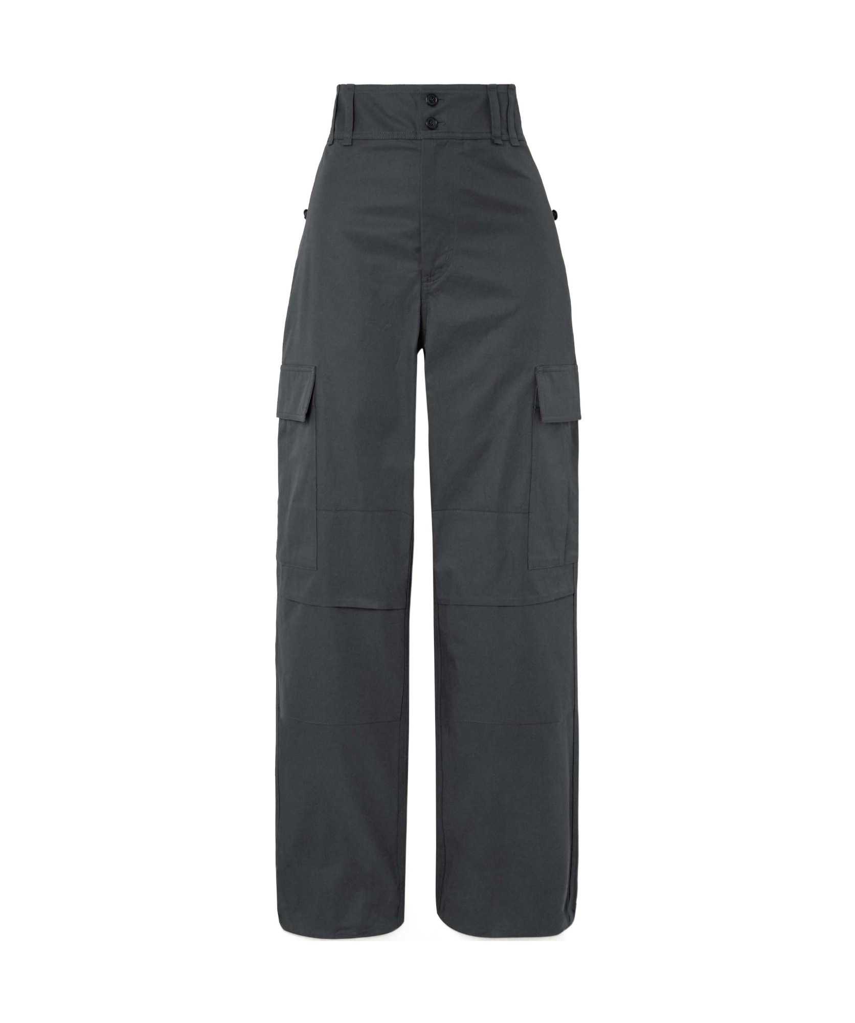 Saint Laurent Straight-leg Cargo Trousers In Black