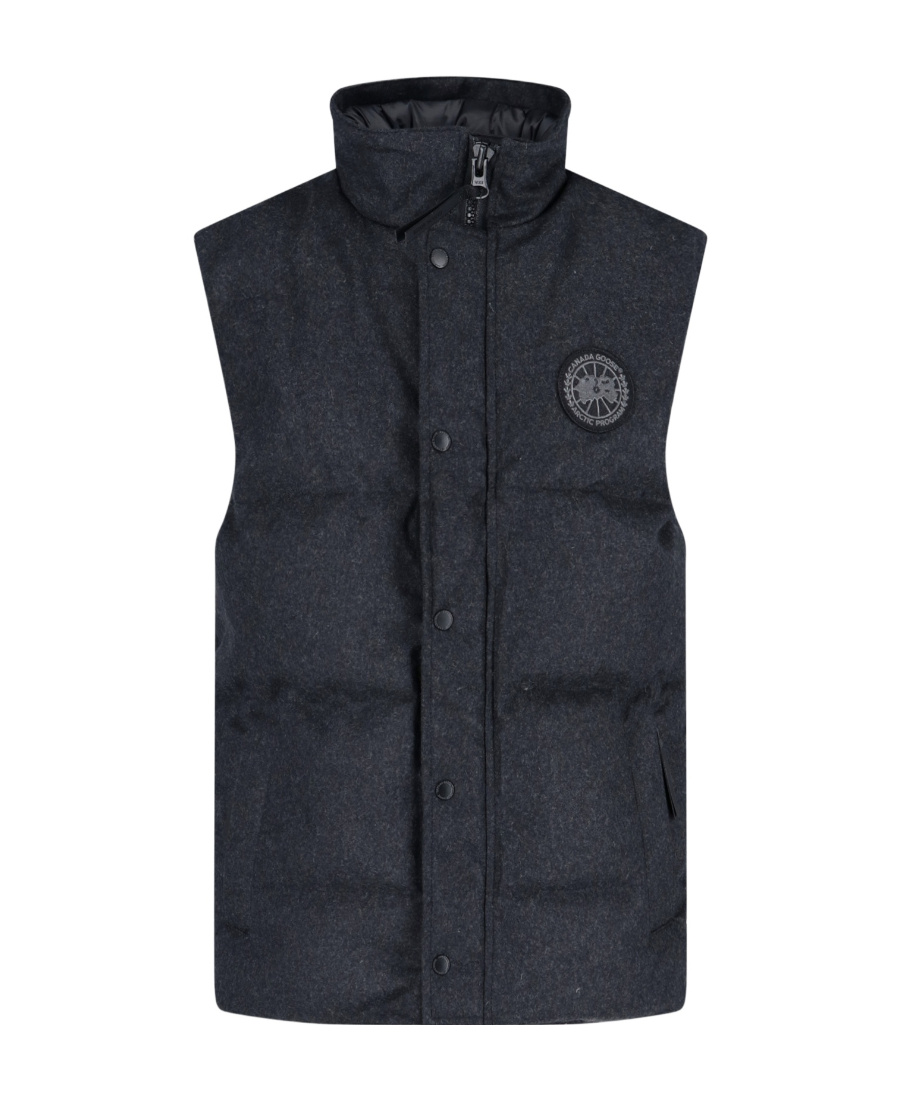 Canada Goose Quilted Down Jacket In Black