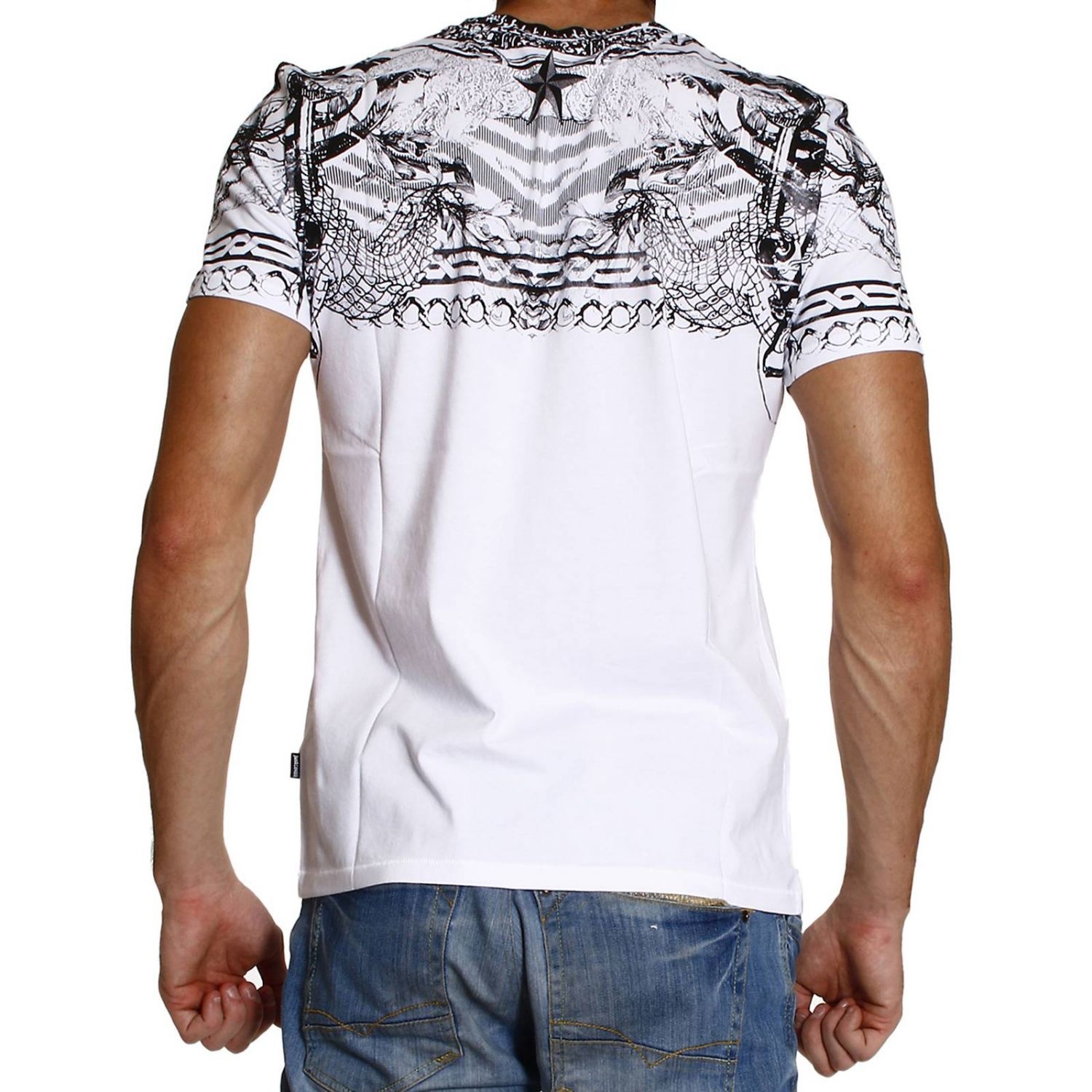 Just Cavalli Printed T-shirt In White