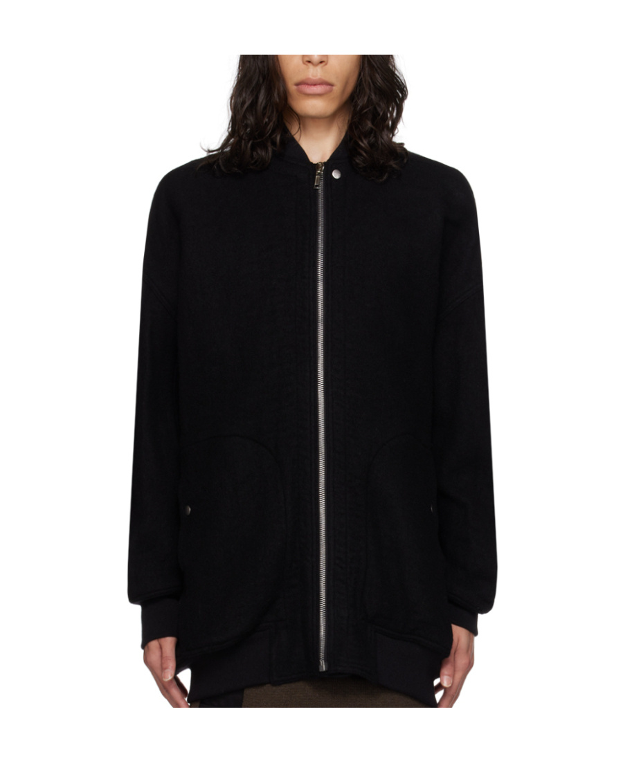 Rick Owens Jumbo Peter Flight Jacket In Black