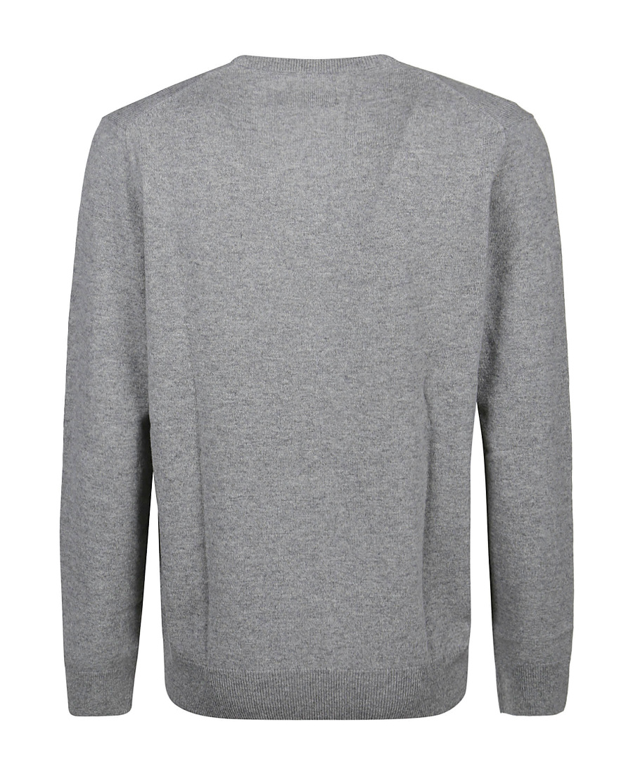 Polo Ralph Lauren Pony Embroidered Knit Jumper In Gray